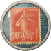 Coin, France, Spidoléine - Huile pour autos, 10 Centimes, Timbre-Monnaie