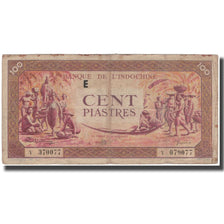 Banknot, FRANCUSKIE INDOCHINY, 100 Piastres, KM:67, F(12-15)