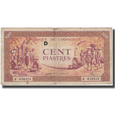 Banknote, FRENCH INDO-CHINA, 100 Piastres, KM:67, VF(20-25)