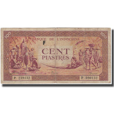 Banconote, INDOCINA FRANCESE, 100 Piastres, KM:67, MB