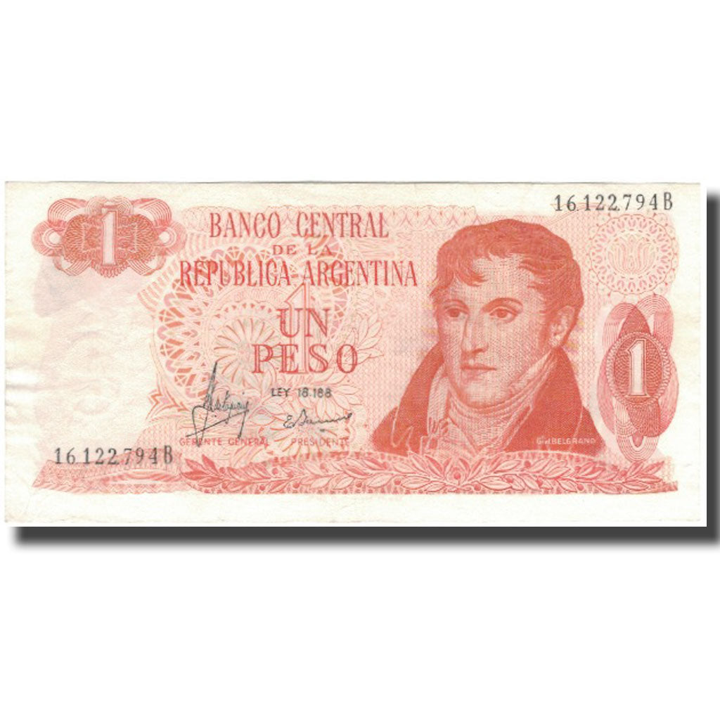Billete, 1 Peso, Argentina, KM:287, EBC