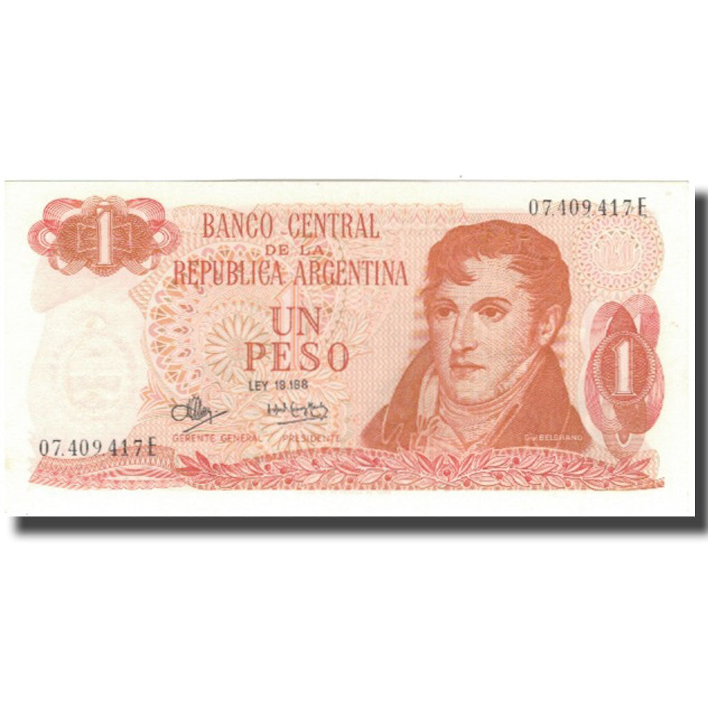 Banknote, Argentina, 1 Peso, KM:287, UNC(63)