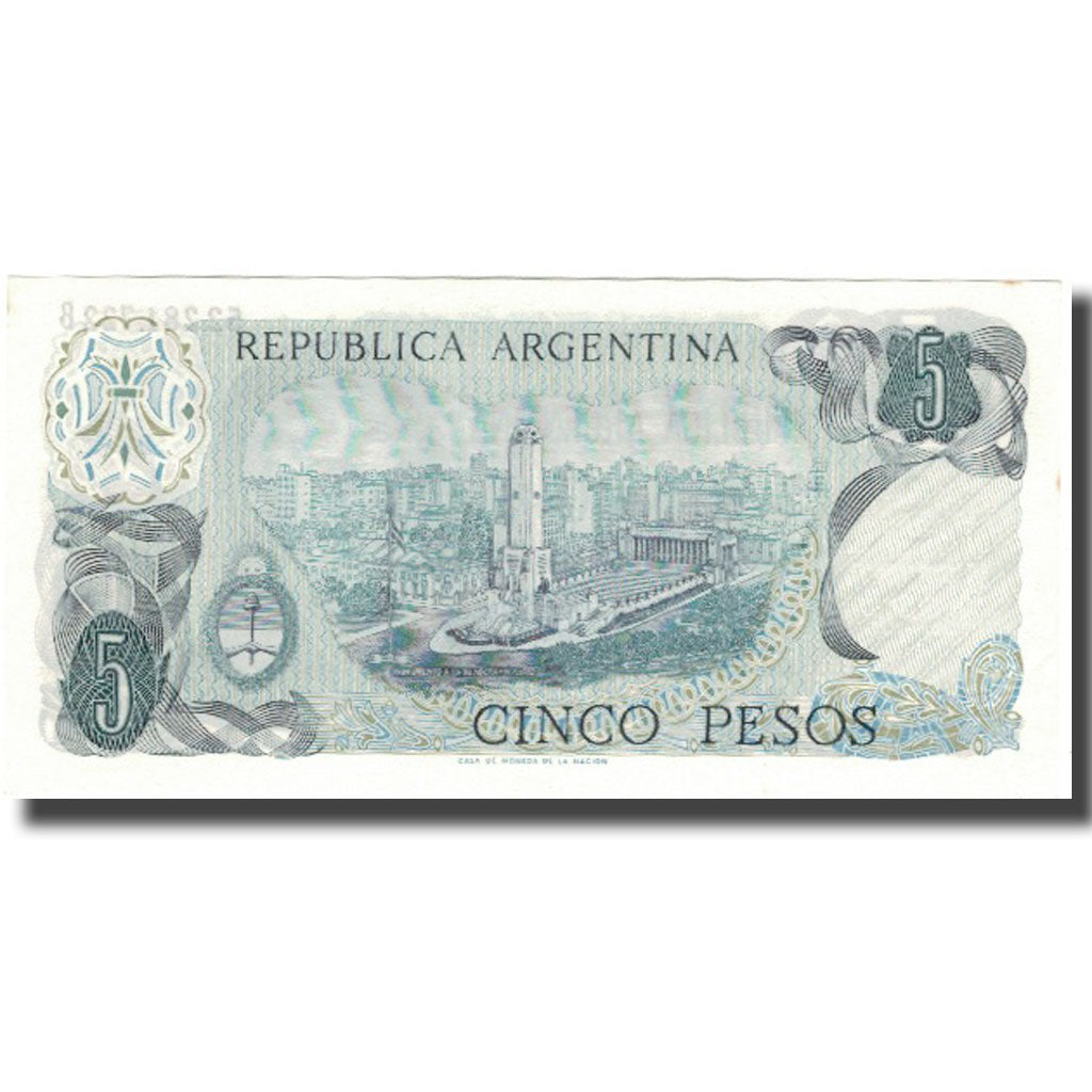 Banknote, Argentina, 5 Pesos, KM:294, UNC(63)