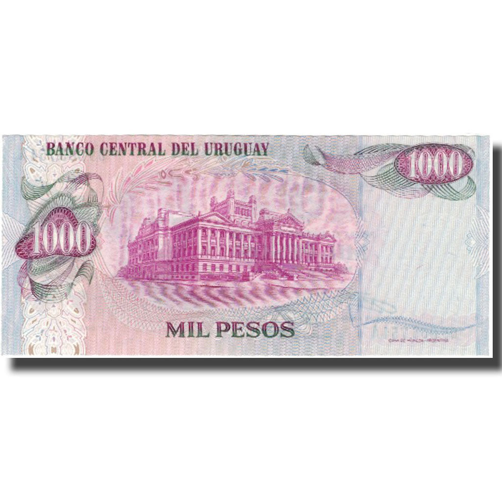 Geldschein, Uruguay, 1000 Pesos, KM:52, UNZ