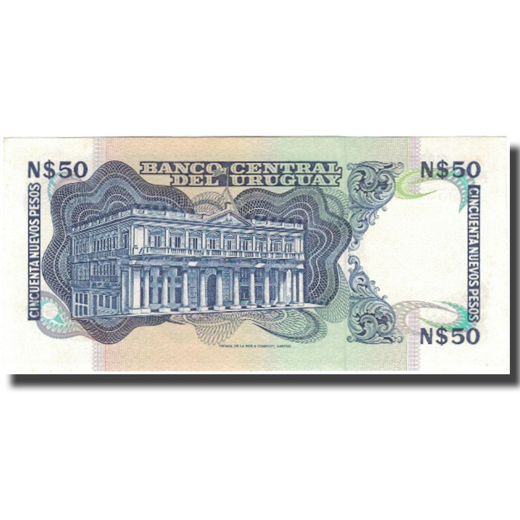 Banknote, Uruguay, 50 Nuevos Pesos, KM:61c, UNC(63)