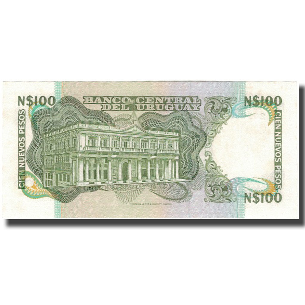 Banknote, Uruguay, 100 Nuevos Pesos, KM:62a, UNC(65-70)