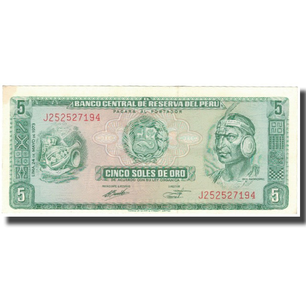 Banconote, Perù, 5 Soles De Oro, 1973-05-24, KM:99c, SPL