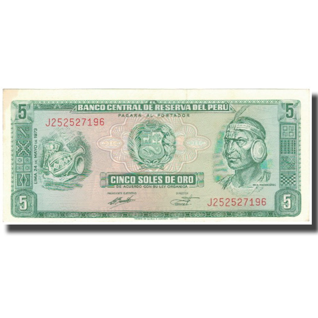 Banknote, Peru, 5 Soles De Oro, 1973-05-24, KM:99c, UNC(63)
