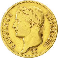 FRANCE, Napoléon I, 40 Francs, 1811, Paris, KM #696.1, VF(30-35), Gold, Gadoury 