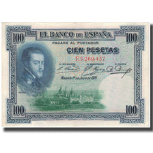 Banknot, Hiszpania, 100 Pesetas, 1925-07-01, KM:69c, AU(50-53)