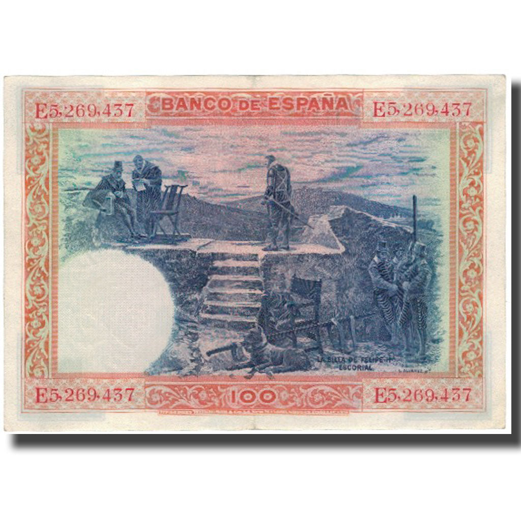 Banknote, Spain, 100 Pesetas, 1925-07-01, KM:69c, AU(50-53)