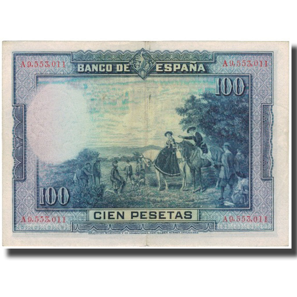 Banknote, Spain, 100 Pesetas, 1928-08-15, KM:76a, EF(40-45)