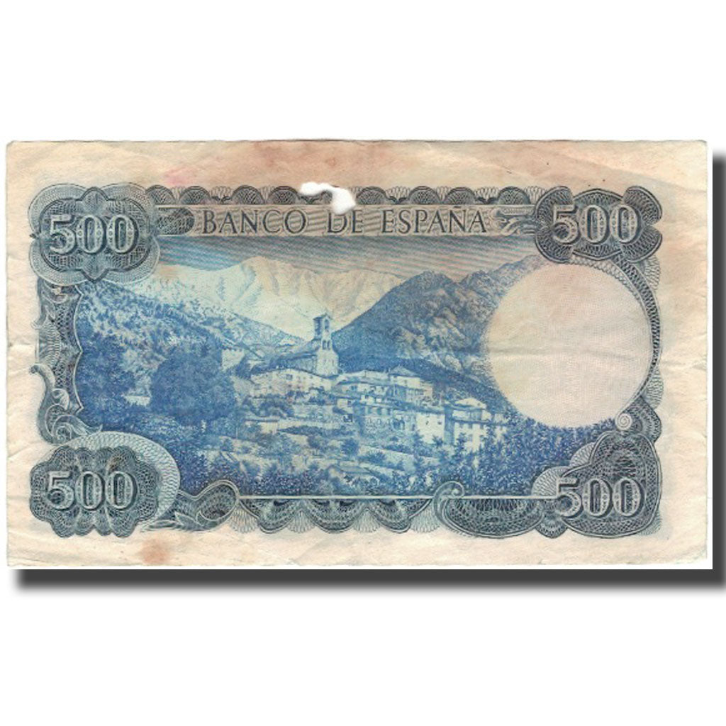 Banknote, Spain, 500 Pesetas, 1971-07-23, KM:153a, F(12-15)