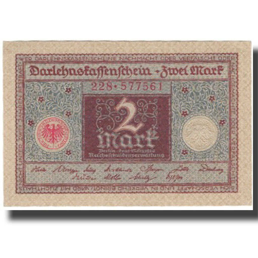 Banknote, Germany, 2 Mark, 1920, KM:60, UNC(65-70)