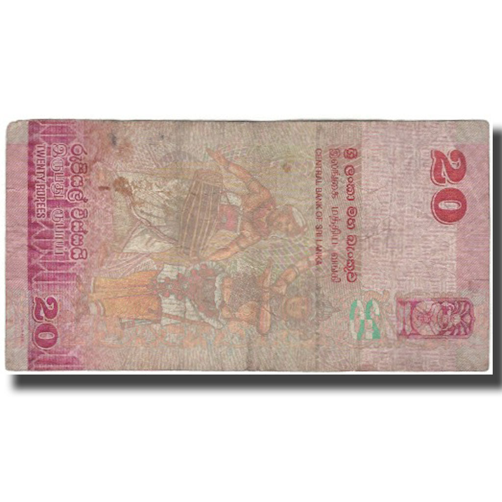 Billete, 20 Rupees, Sri Lanka, 2010-01-01, KM:123a, BC
