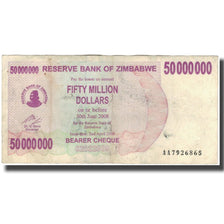 Banknote, Zimbabwe, 50 Million Dollars, 2008-04-02, KM:57, VF(20-25)