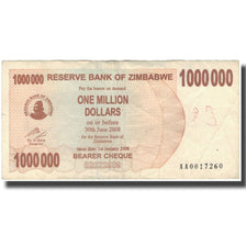 Banknote, Zimbabwe, 1 Million Dollars, 2008-06-30, KM:53, VF(20-25)