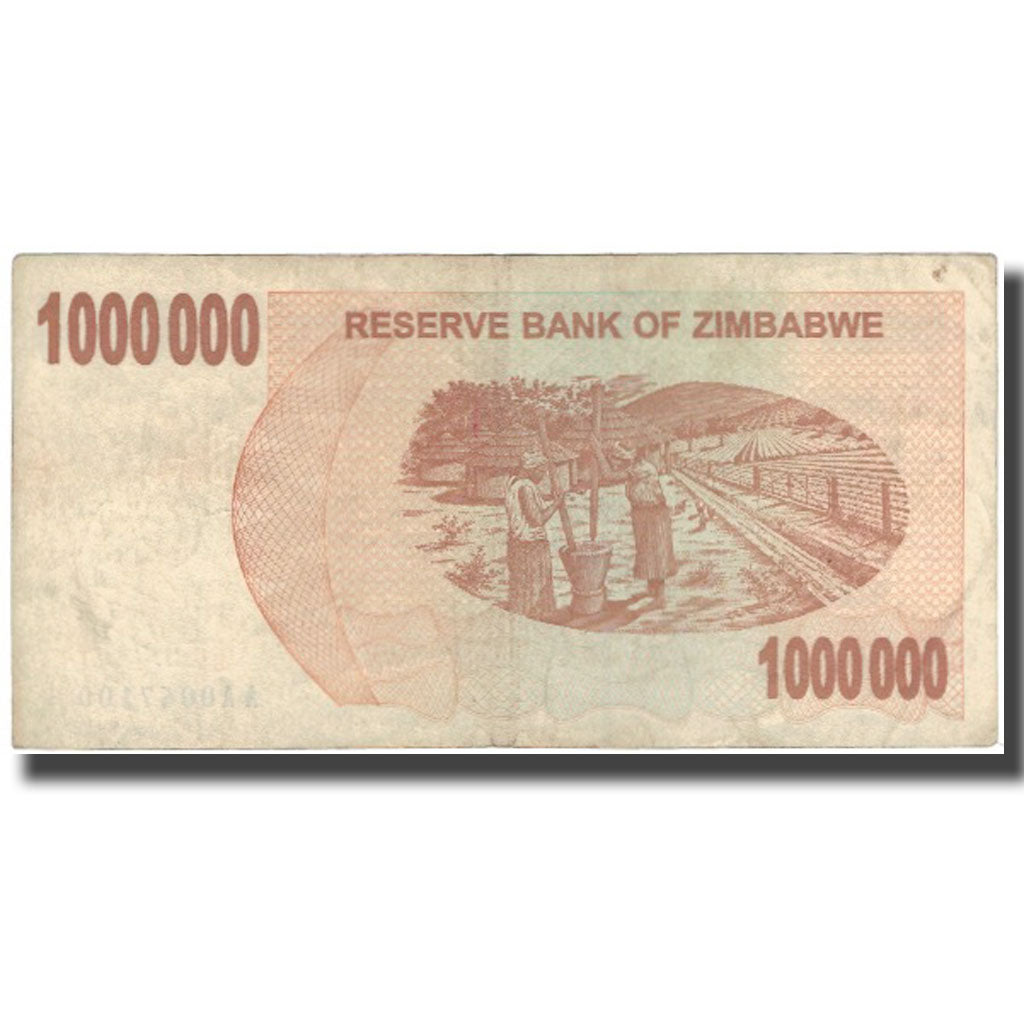 Banknote, Zimbabwe, 1 Million Dollars, 2008-06-30, KM:53, VF(20-25)