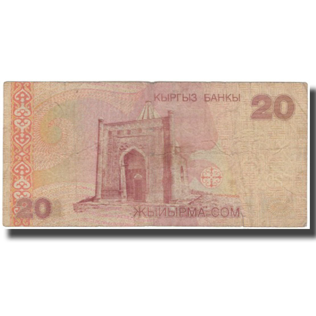 Banknote, KYRGYZSTAN, 20 Som, KM:19, F(12-15)
