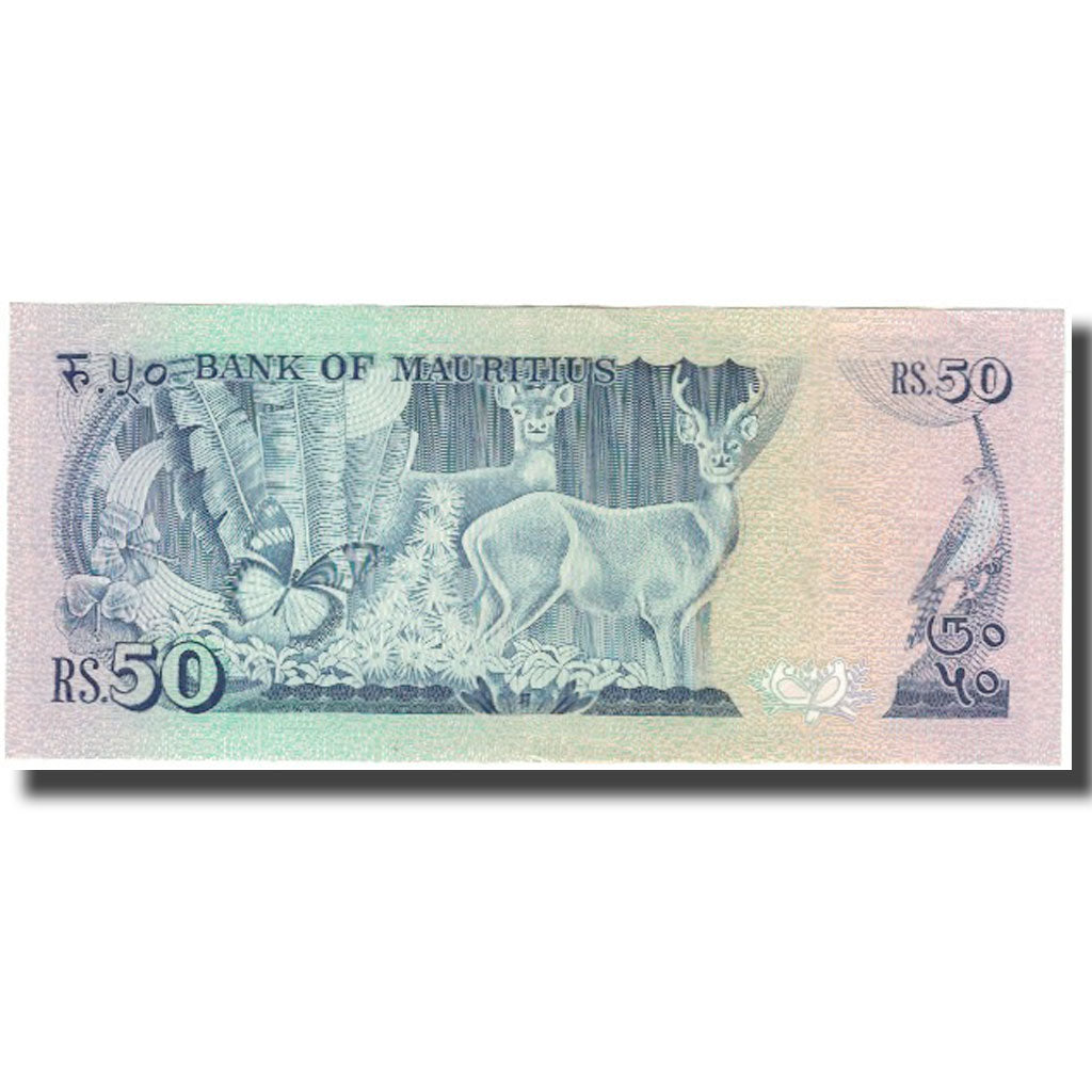 Biljet, Mauritius, 50 Rupees, KM:37b, SUP