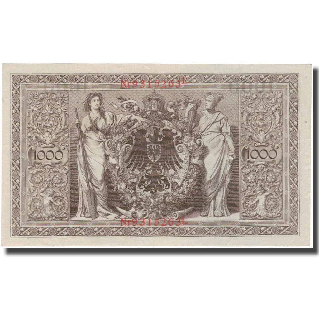 Billete, 1000 Mark, 1910, Alemania, KM:44b, EBC