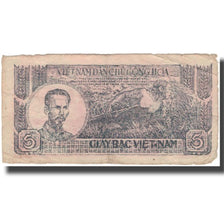 Banknote, Vietnam, 5 D<ox>ng, KM:17a, VF(30-35)