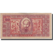 Banknote, Vietnam, 100 D<ox>ng, KM:28a, AU(55-58)