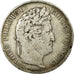 Moneta, Francia, Louis-Philippe, 5 Francs, 1832, Limoges, MB, Argento, KM:749.6