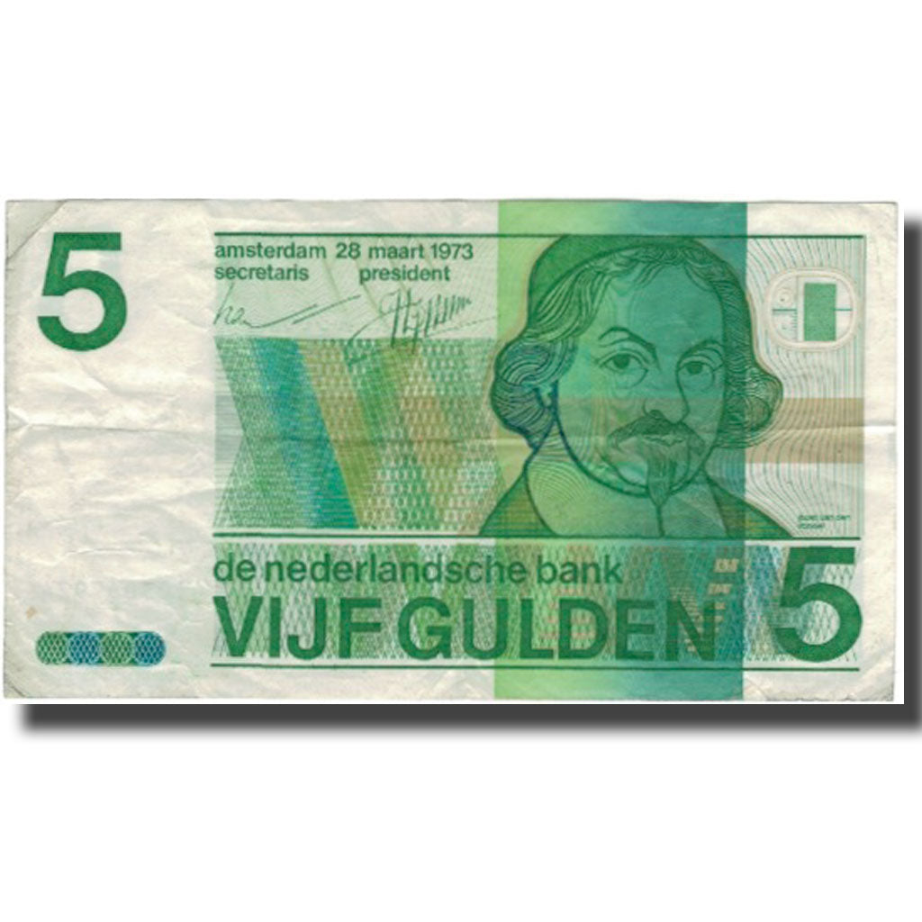 Banknote, Netherlands, 5 Gulden, 1973-03-28, KM:95a, VF(20-25)