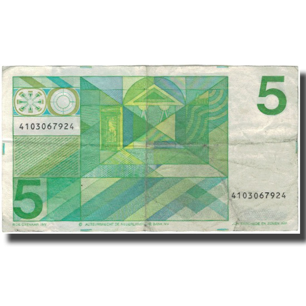 Banknote, Netherlands, 5 Gulden, 1973-03-28, KM:95a, VF(20-25)