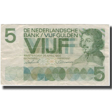 Banknote, Netherlands, 5 Gulden, 1966-04-26, KM:90a, VF(20-25)