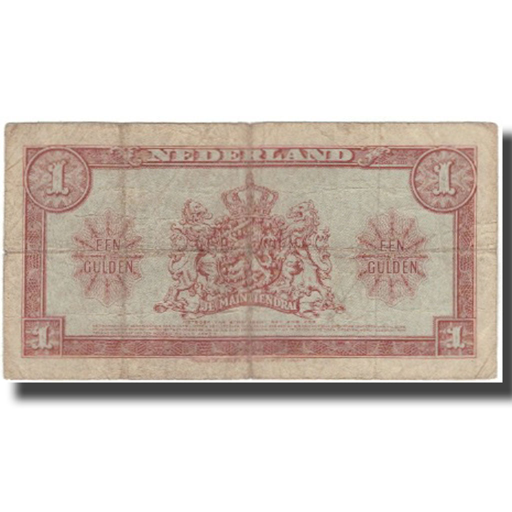 Billete, 1 Gulden, 1945, Países Bajos, KM:70, RC