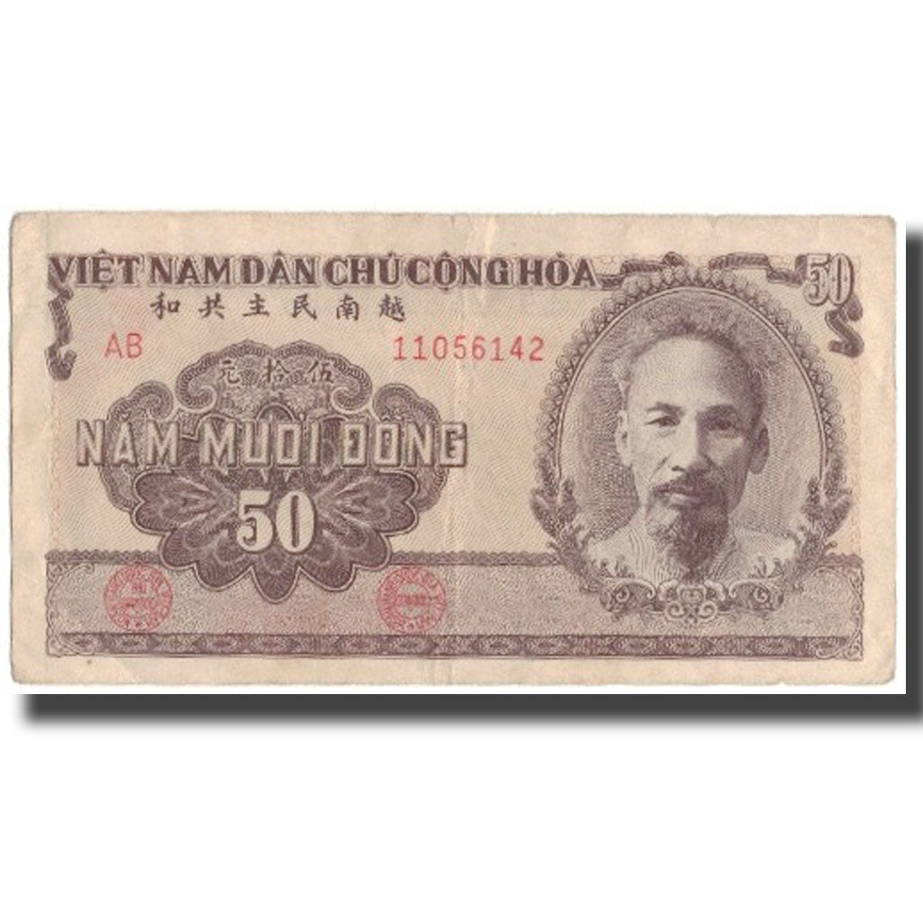 Banknote, Vietnam, 50 D<ox>ng, KM:61b, VF(30-35)