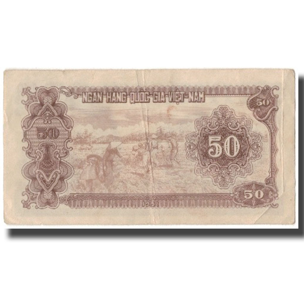 Banknote, Vietnam, 50 D<ox>ng, KM:61b, VF(30-35)