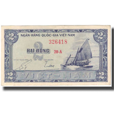 Banknote, South Viet Nam, 2 D<ox>ng, KM:12a, AU(55-58)