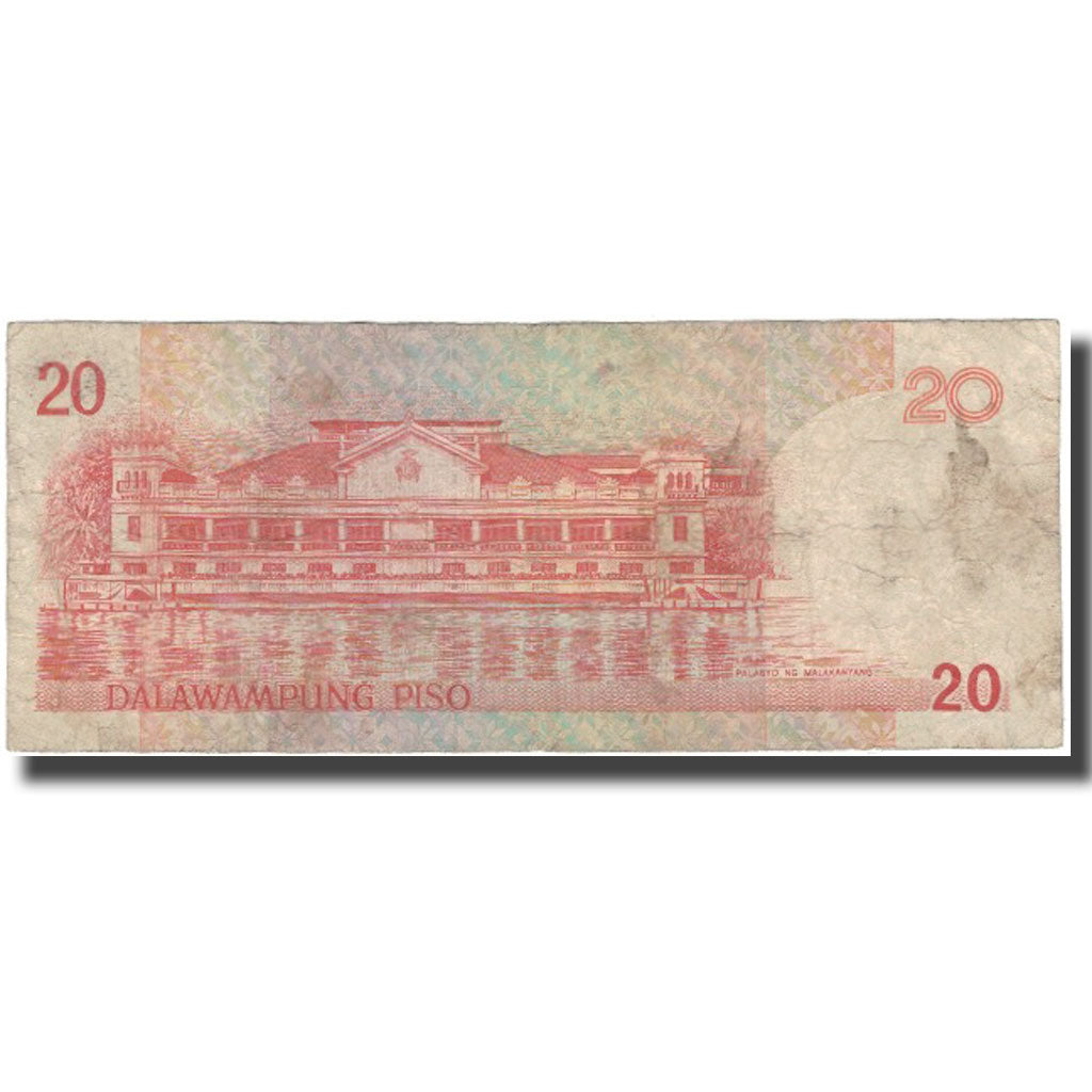 Nota, Filipinas, 20 Piso, 1993, KM:182a, VF(20-25)