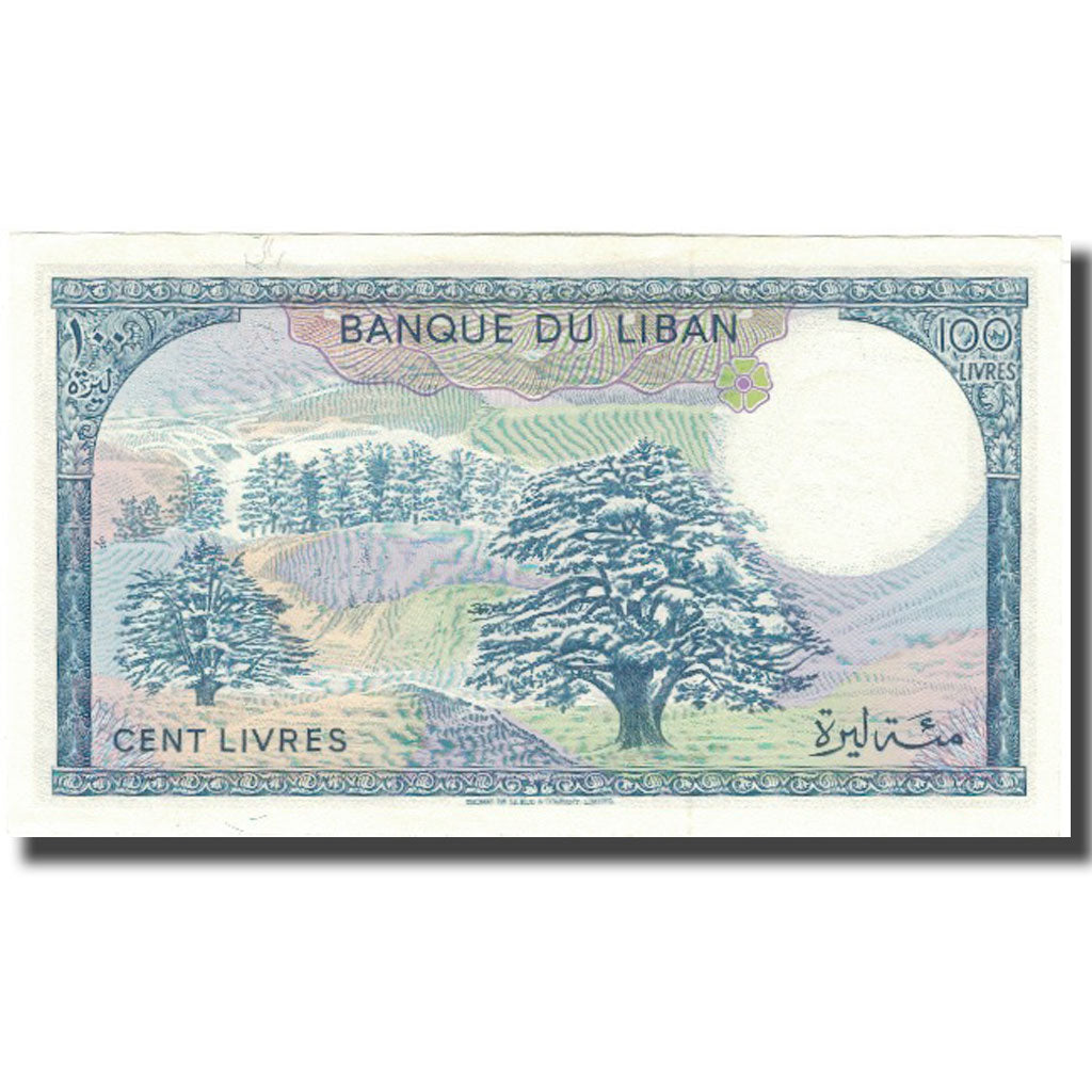 Geldschein, Lebanon, 100 Livres, KM:66d, UNZ-