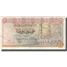 Biljet, Egypte, 50 Piastres, KM:43a, TB+
