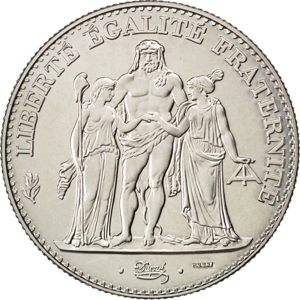FRANCE, 5 Francs, 1996, KM #1155, MS(65-70), Copper-nickel, Gadoury #777, 10.00