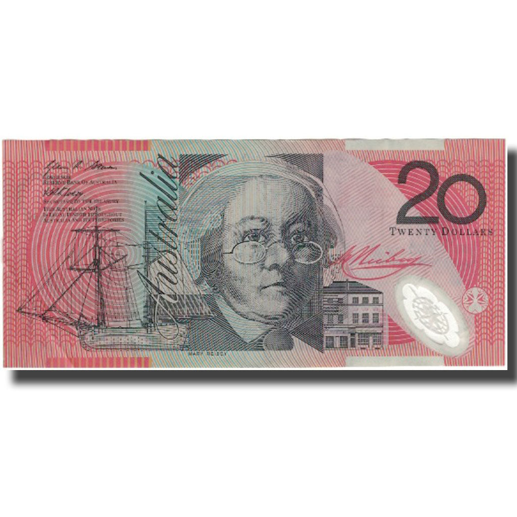Biljet, Australië, 20 Dollars, KM:59f, TTB