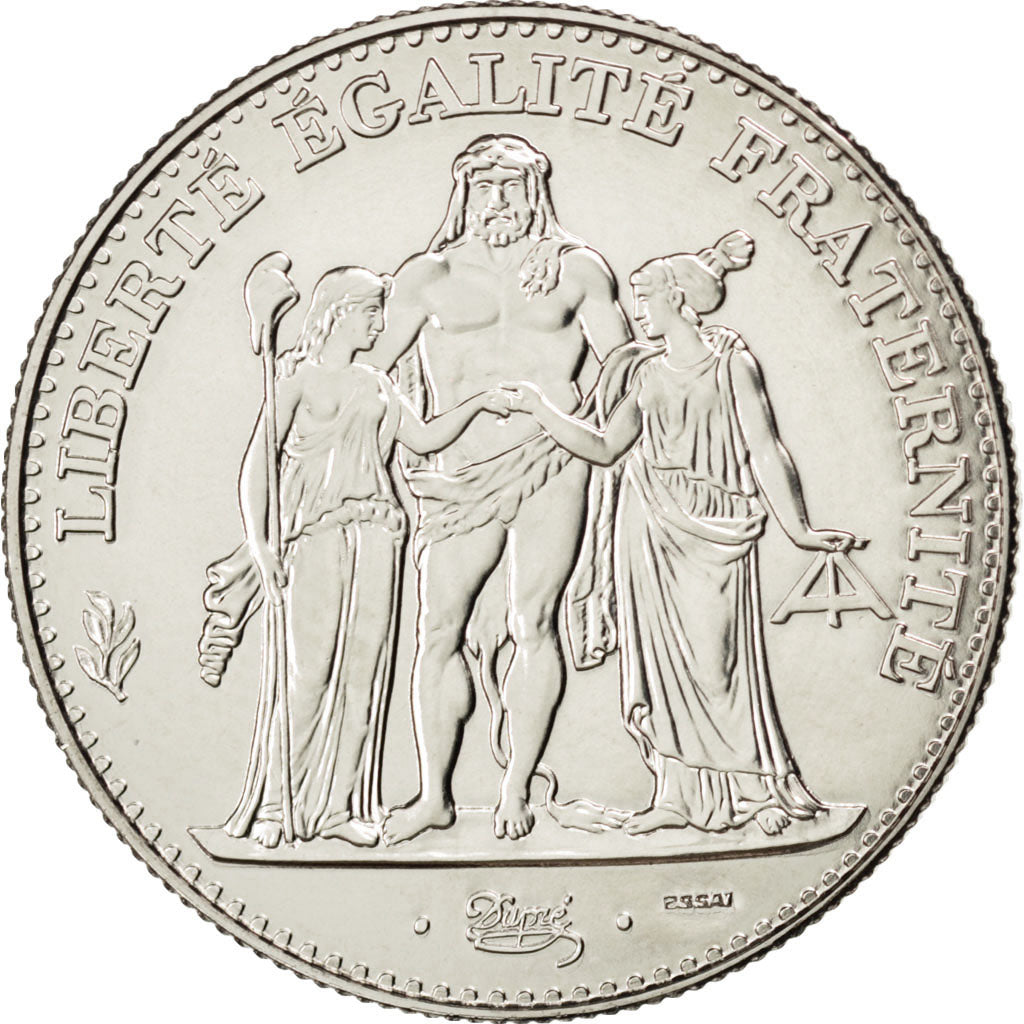 FRANCE, 5 Francs, 1996, KM #1155, MS(65-70), Copper-nickel, Gadoury #777, 10.00