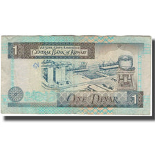 Nota, Koweit, 1 Dinar, KM:25f, VF(20-25)