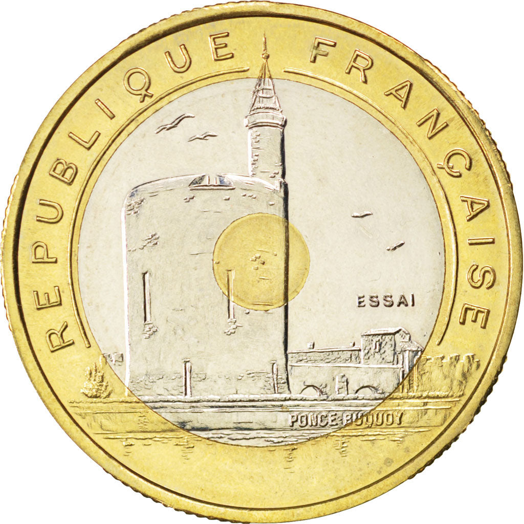 FRANCE, 20 Francs, 1993, KM #1016, MS(65-70), Bimetallic, Gadoury #872, 9.00