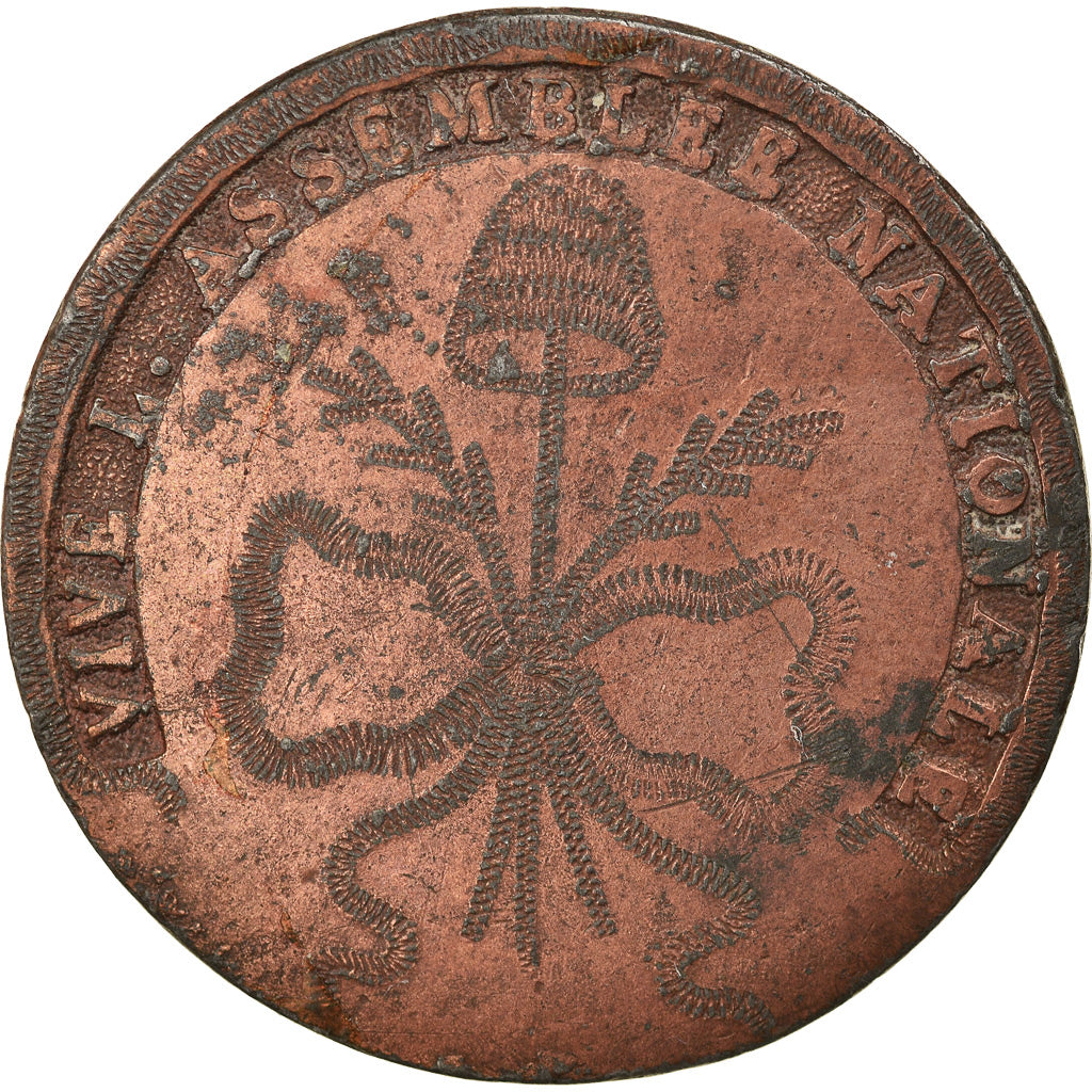 France, Medal, Constitution, Vive l'Assemblée Nationale, History, EF(40-45)