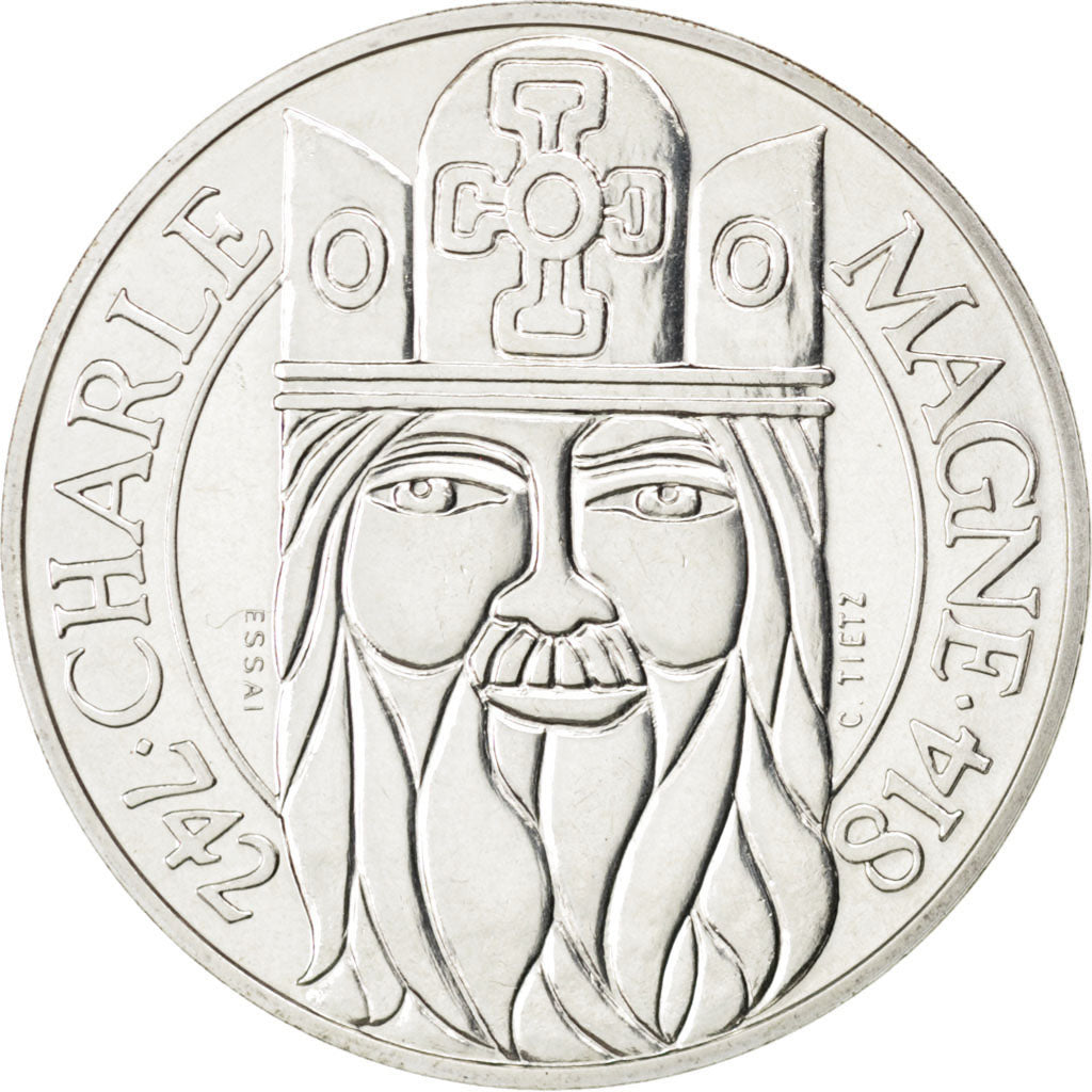Vème République, 100 Francs Charlemagne 1990 Essai, KM 982