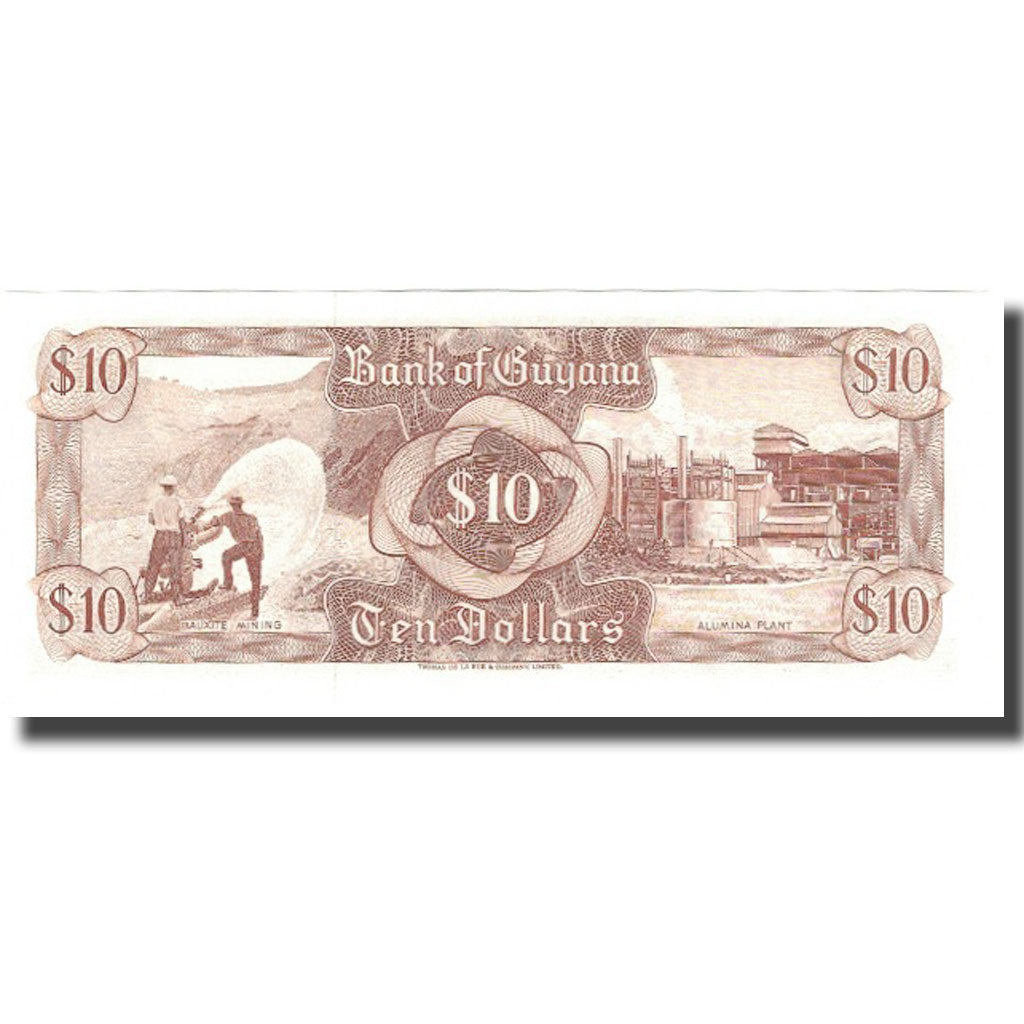 Banknote, Guyana, 10 Dollars, KM:23f, UNC(65-70)