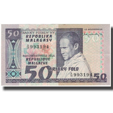 Billete, 50 Francs = 10 Ariary, Madagascar, KM:62a, SC