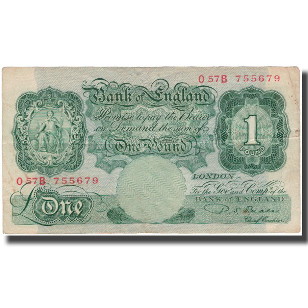Billete, 1 Pound, Gran Bretaña, KM:369b, BC