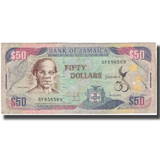 Geldschein, Jamaica, 50 Dollars, 2012-08-06, KM:89, S