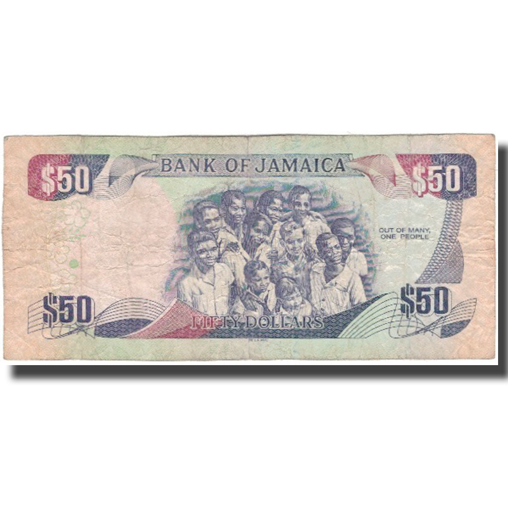 Billet, Jamaica, 50 Dollars, 2012-08-06, KM:89, TB